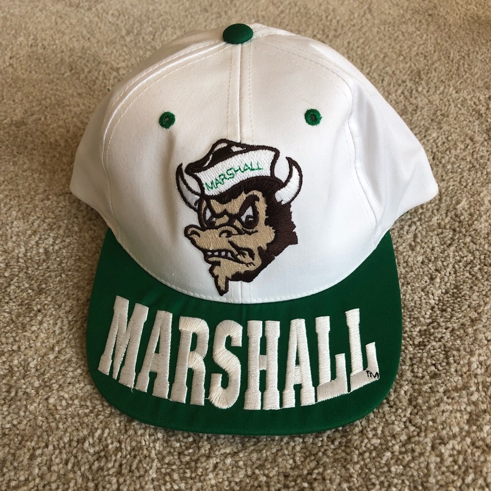 Vintage 90s Marshall herd SnapBack hat spell out - Picture 1 of 3